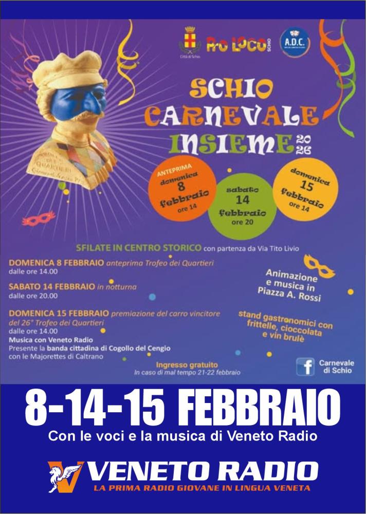 Schio Carnevale Insieme Febbraio 2026