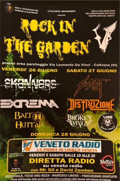 Rock in the garden