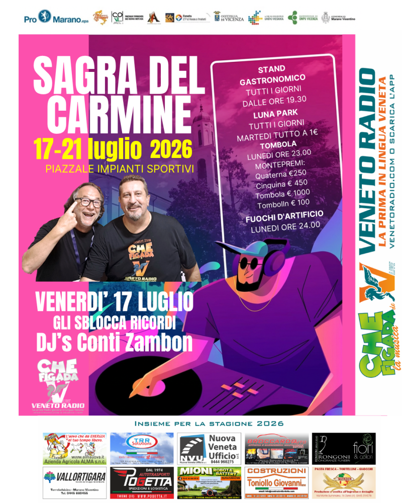 Sagra Del Carmine 2026
